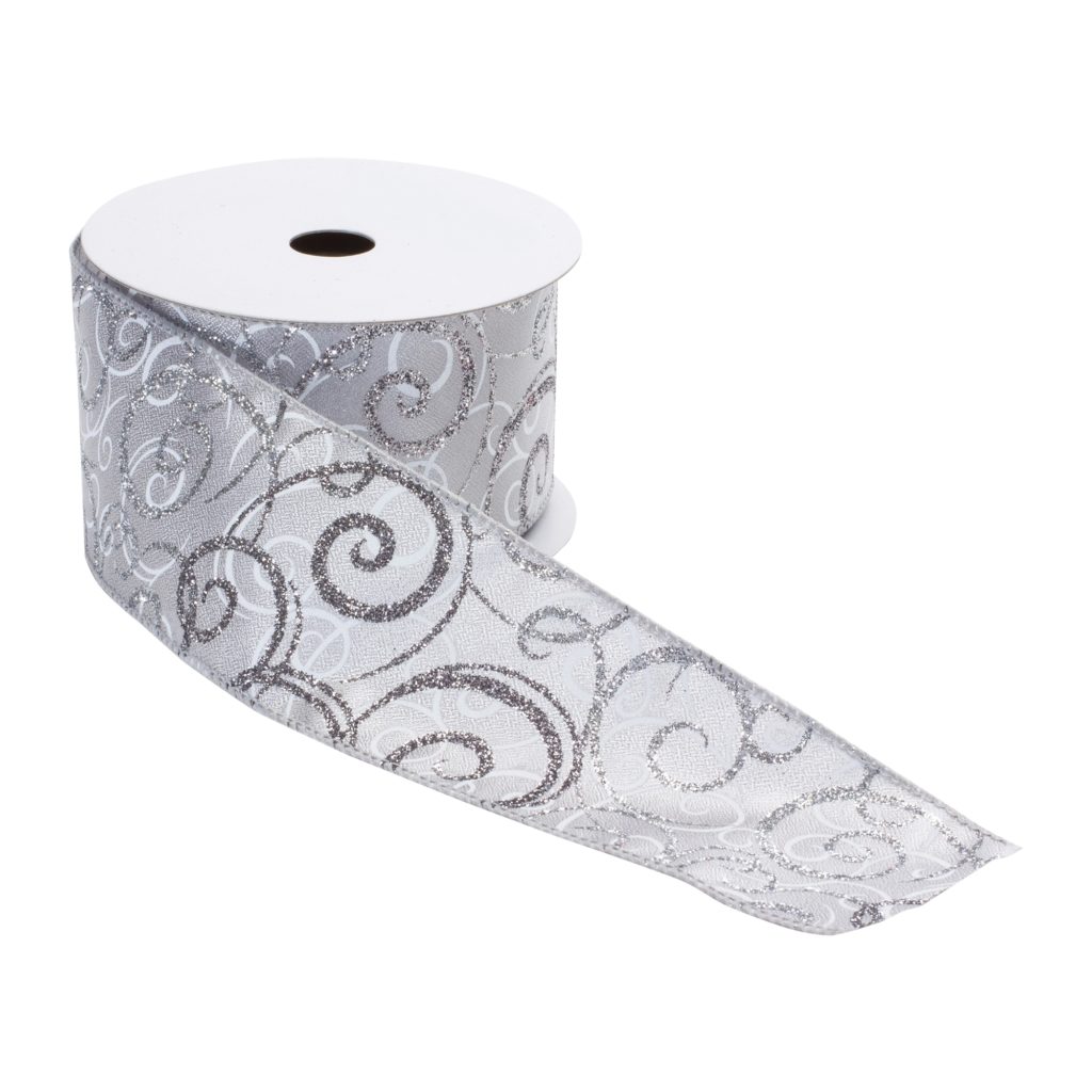 Silver Holiday Ribbon